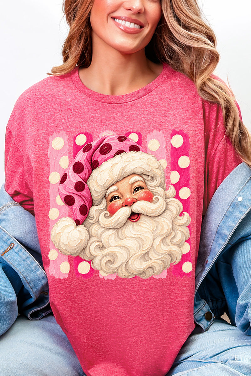 Pink Dot Jolly Santa Softstyle Adult T-Shirt
