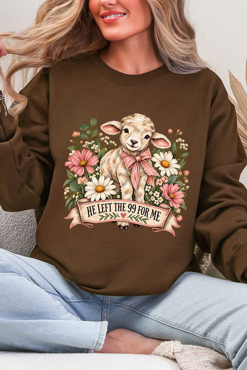 Lamb Left The 99 Ecosmart Crewneck Sweatshirt