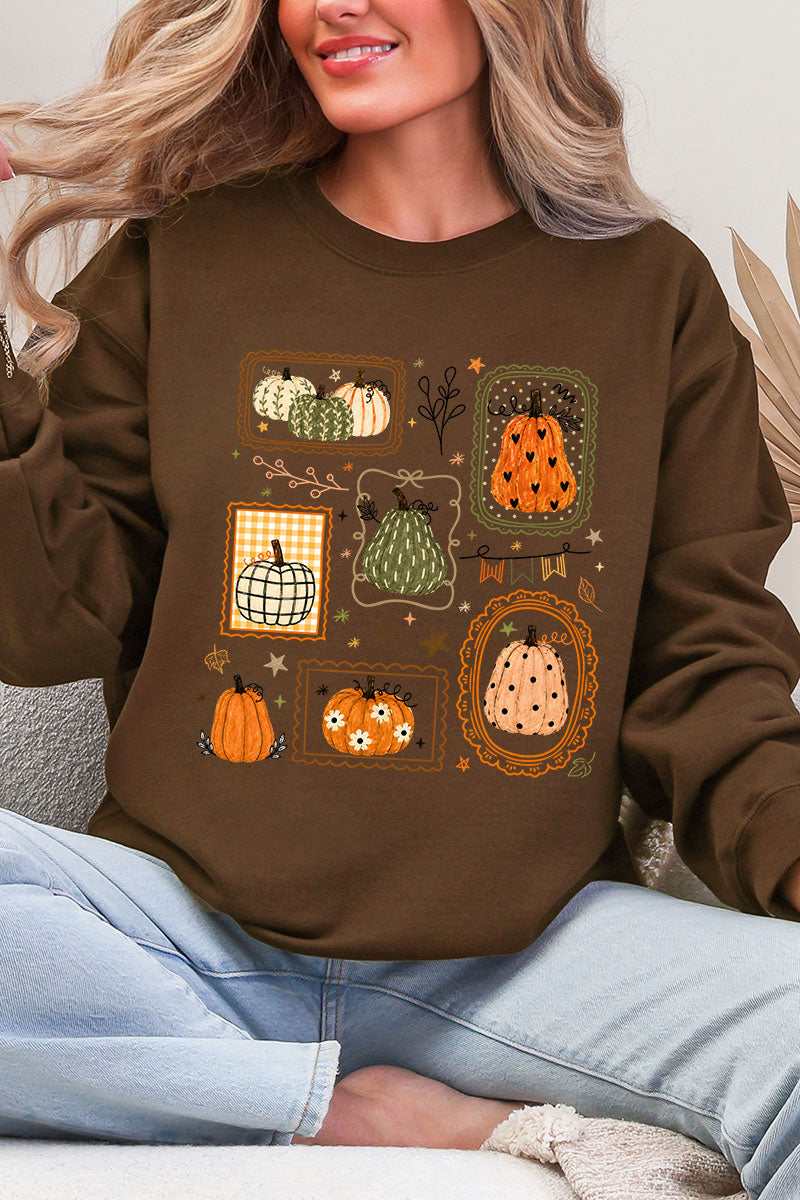 Lovely Gourd Doodles Ecosmart Crewneck Sweatshirt