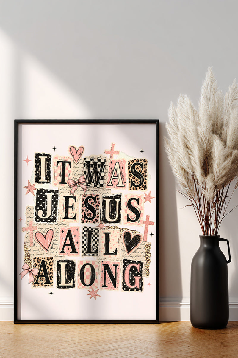 Sunday Scrapbook Ready To Frame Canvas Print