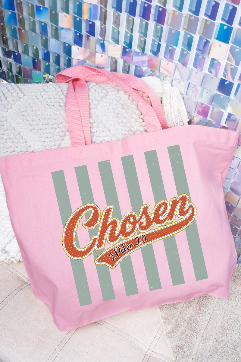Team Chosen Canvas Jumbo Tote
