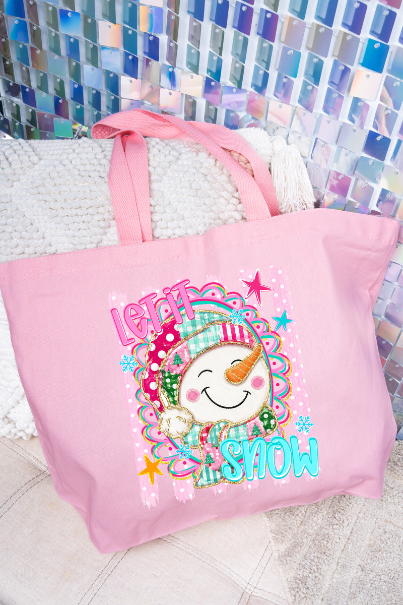 Snow Much Sass Canvas Jumbo Tote