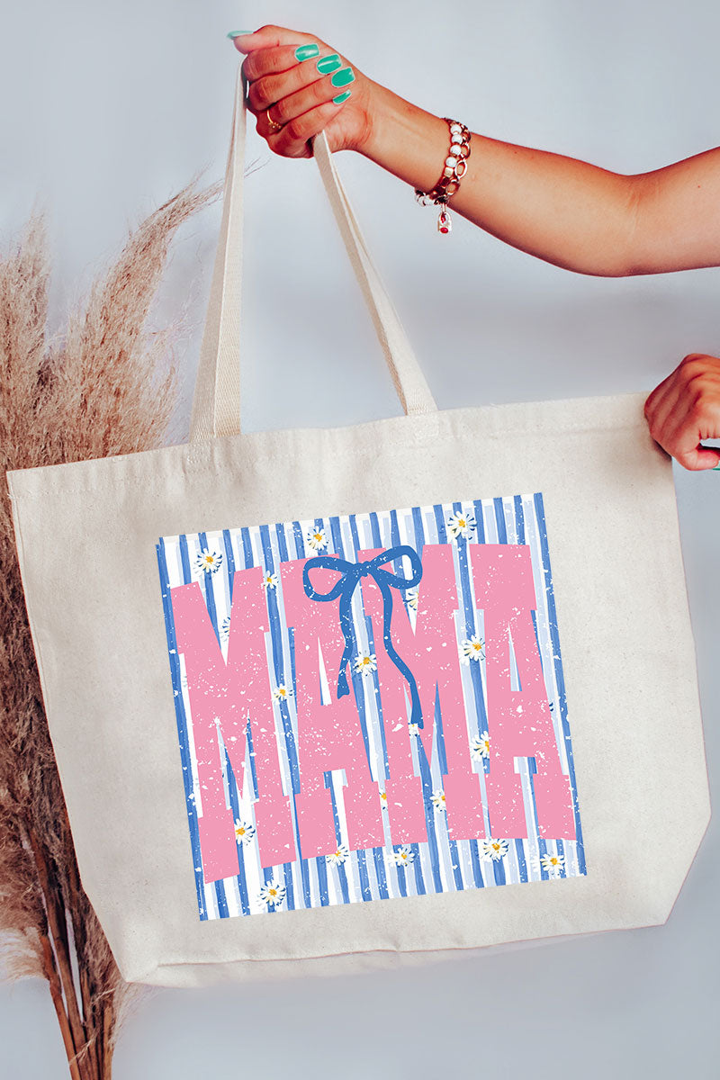 Daisy Darling Mama Canvas Jumbo Tote