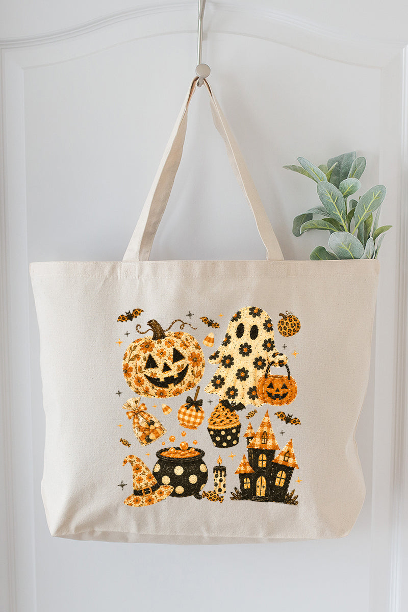 Boo & Bloom Canvas Jumbo Tote