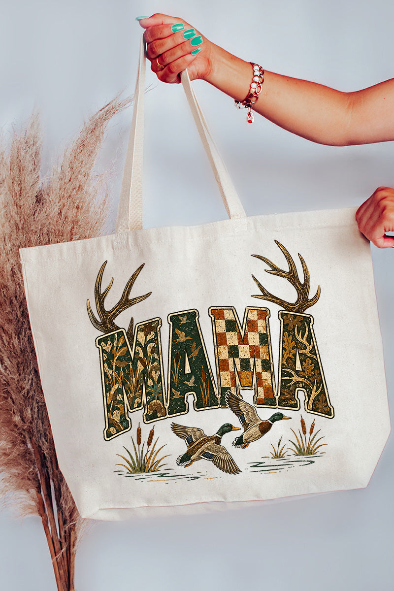 Woodland Mama Canvas Jumbo Tote