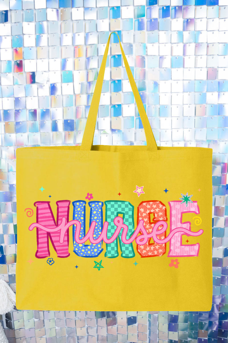 Nurse Energy Canvas Jumbo Tote