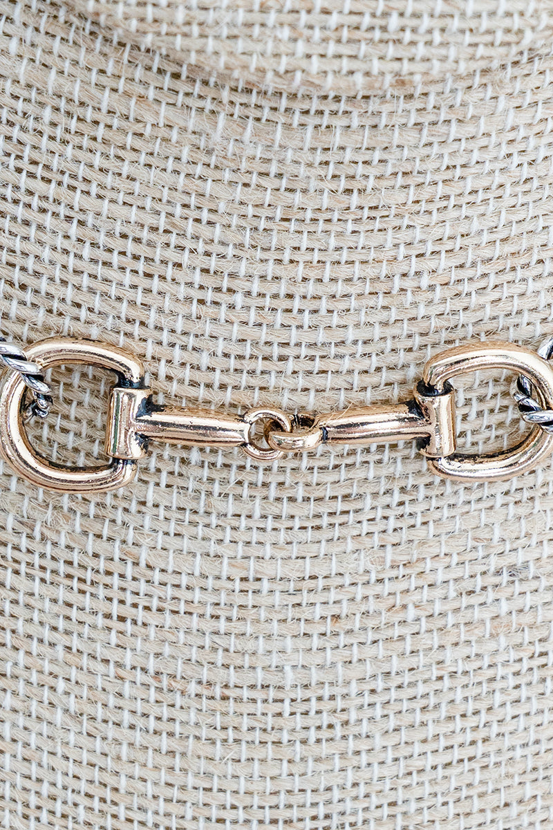TIPI Hampton Tack Two-Tone Necklace