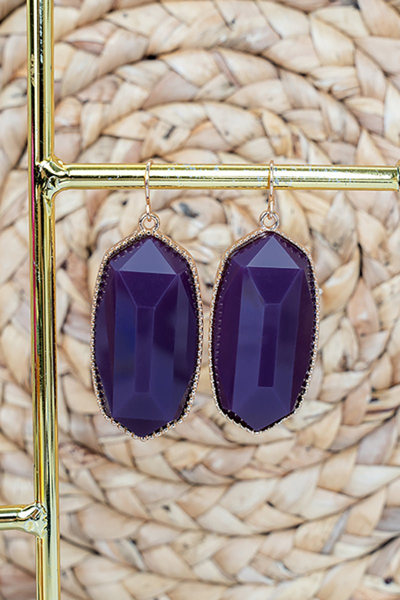SALE! Mia Purple Earrings - Wholesale Accessory Market