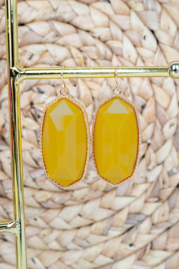 SALE! Mia Yellow Earrings - Wholesale Accessory Market