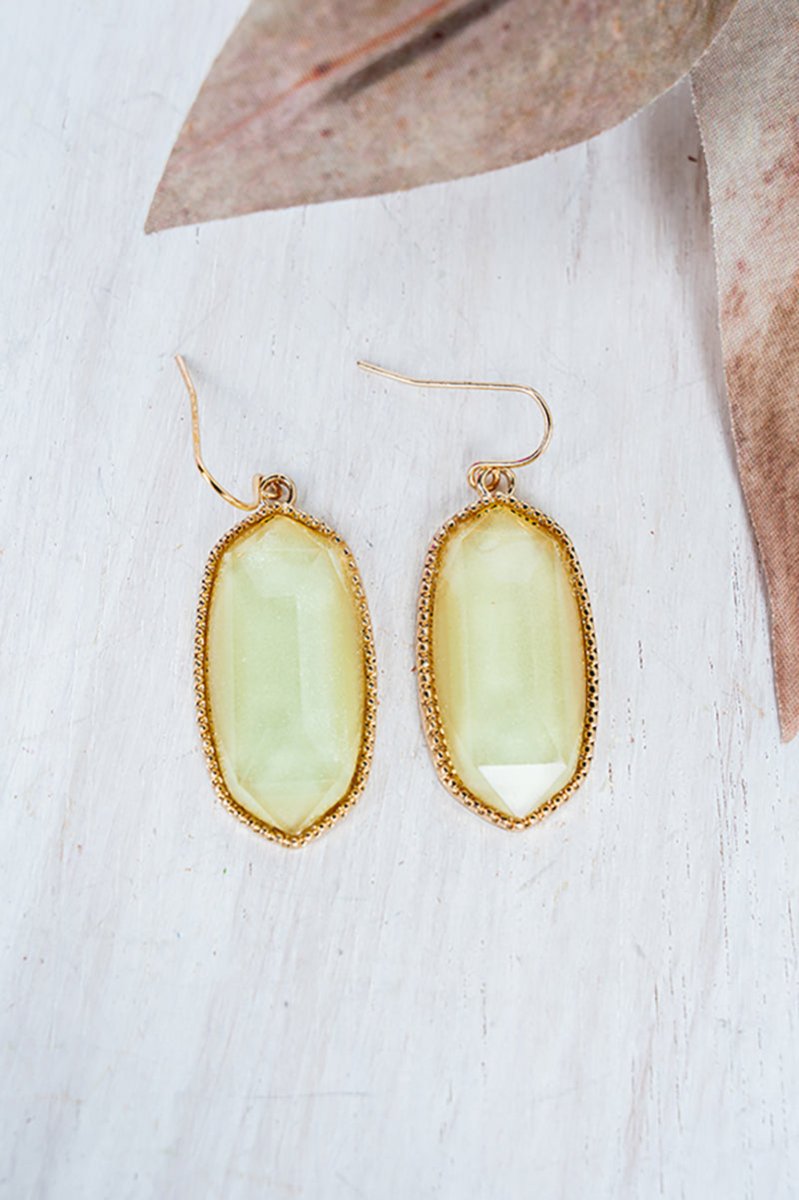 SALE! Lorelei Mint Shimmer Earrings - Wholesale Accessory Market