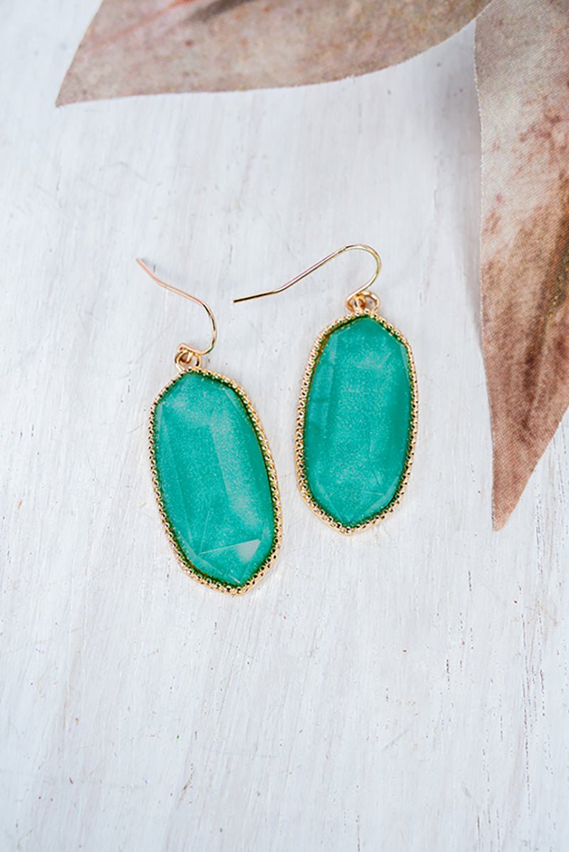 SALE! Lorelei Turquoise Shimmer Earrings - Wholesale Accessory Market