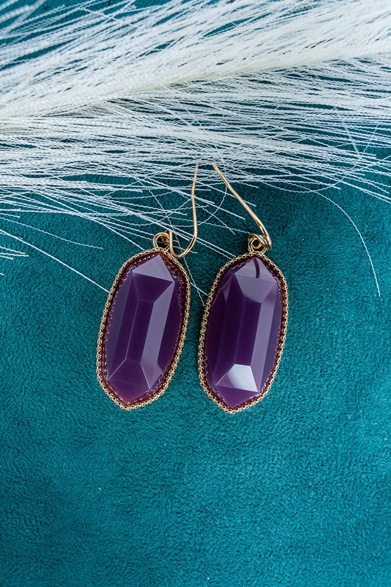 SALE! Lorelei Purple Earrings - Wholesale Accessory Market