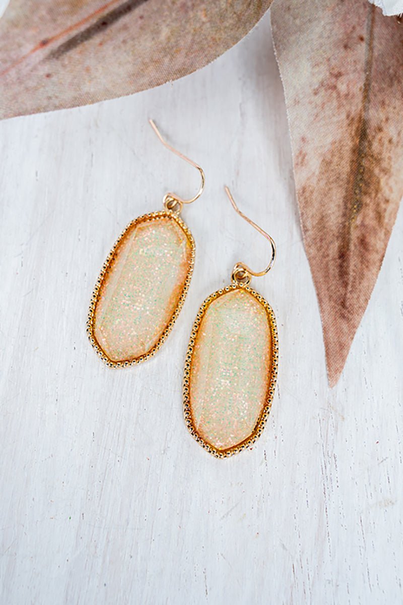 SALE! Twilight Spark White Earrings - Wholesale Accessory Market