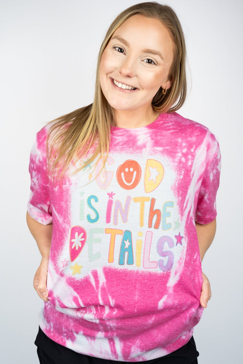 Bleached God In The Details Softstyle Adult T-Shirt - Wholesale Accessory Market