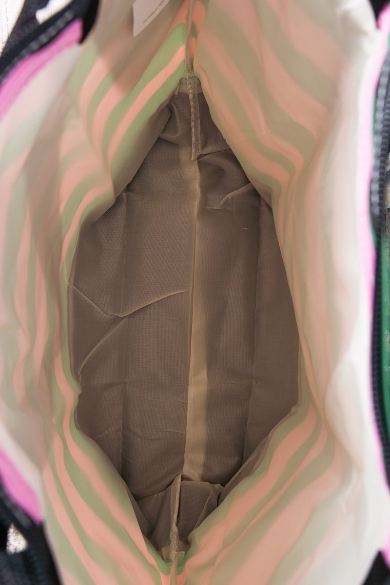 NGIL Bubblegum Bands with Black Trim Tote Bag - Wholesale Accessory Market