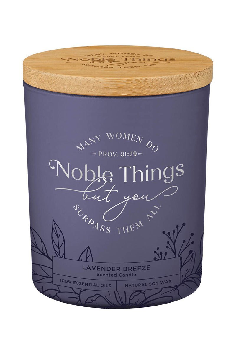 Noble Things Lavender Breeze Scented Candle - Wholesale Accessory Market