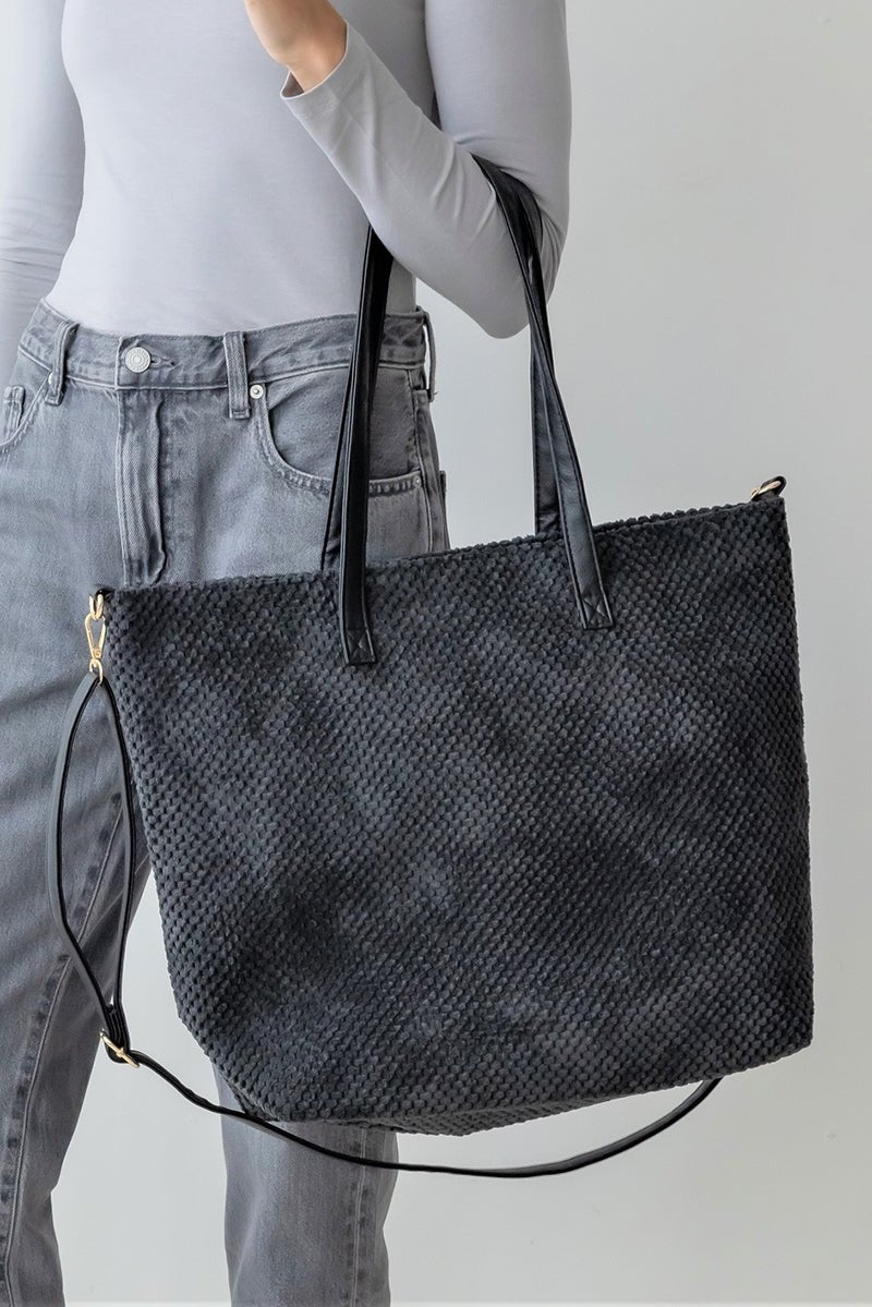 Be Clever Terre Hill Tote Bag, Black - Wholesale Accessory Market