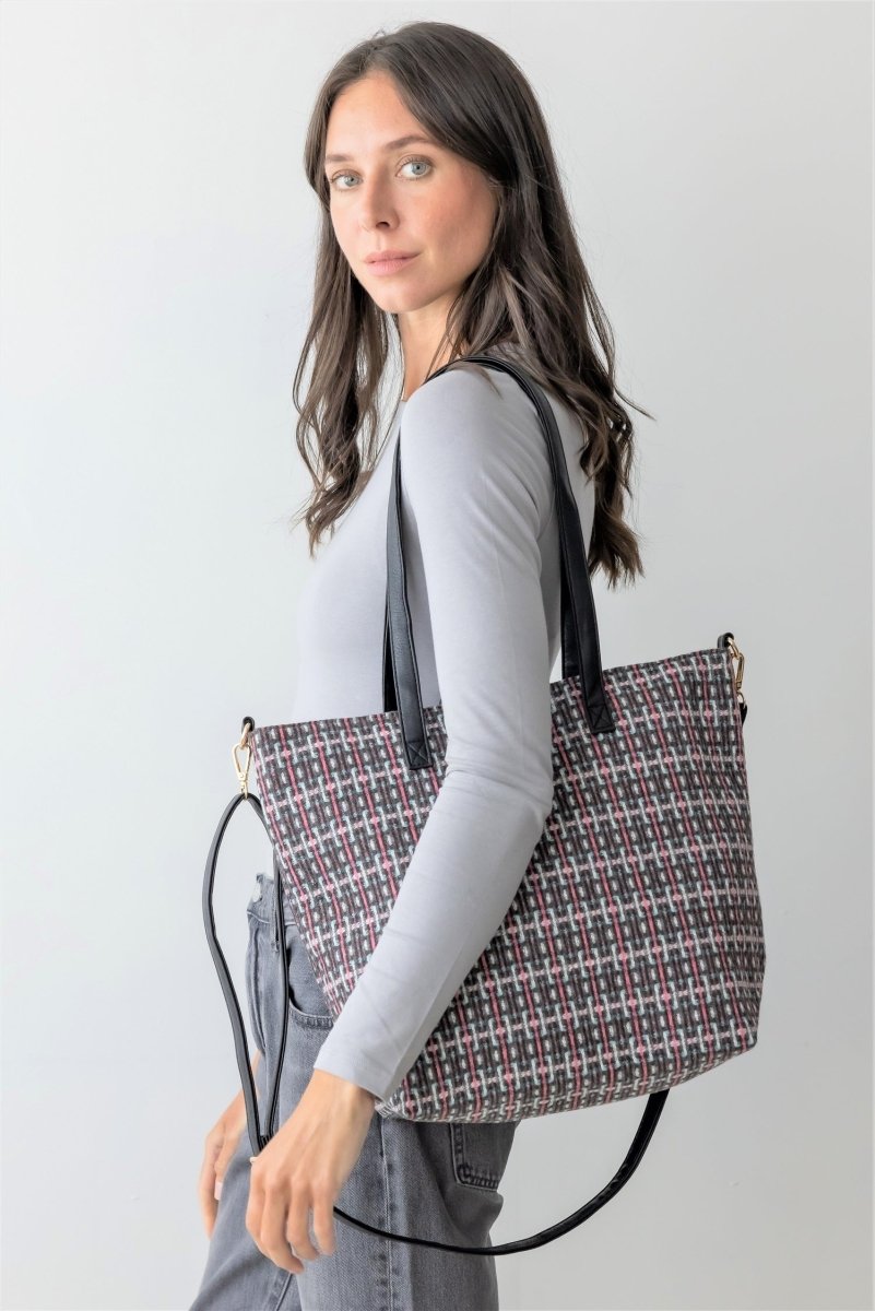 Be Clever Charleston Chill Tote Bag, Gray - Wholesale Accessory Market