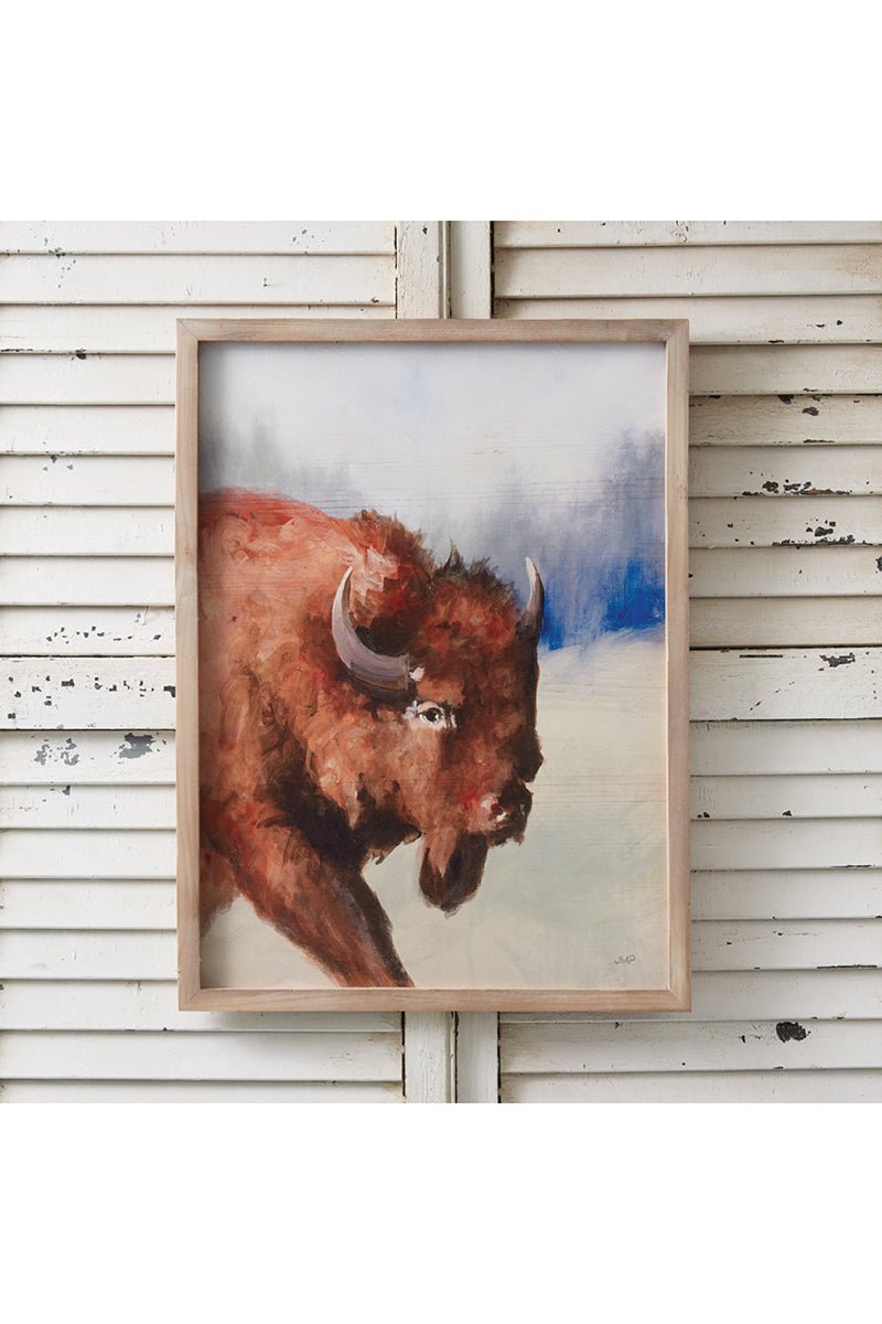 24 x 17.75 American Bison Wall Art - Wholesale Accessory Market