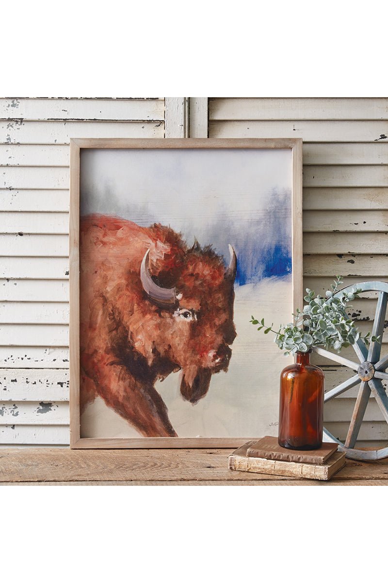 24 x 17.75 American Bison Wall Art - Wholesale Accessory Market