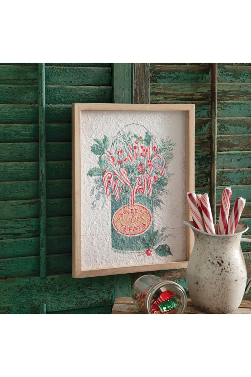 15 x 12 Sweets N' Treats Holiday Framed Art - Wholesale Accessory Market