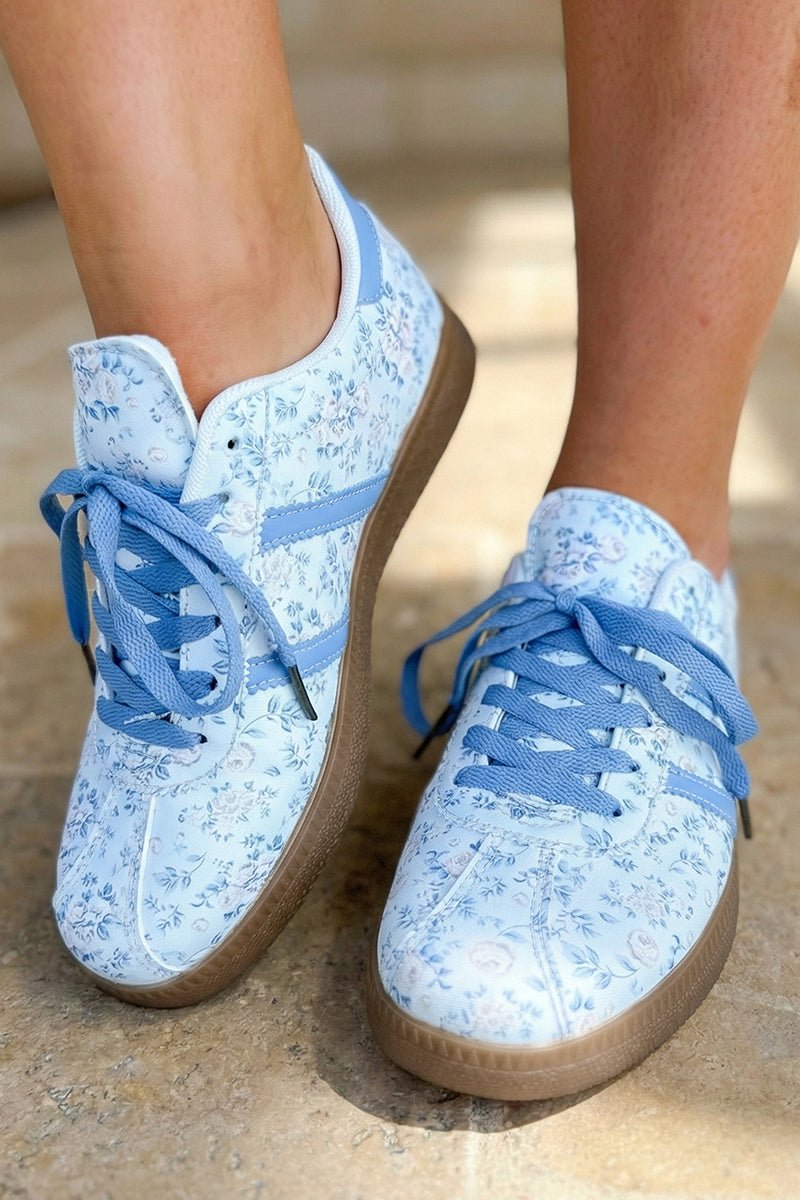 A Walk In The Park Lace Up Sneakers - Wholesale Accessory Market