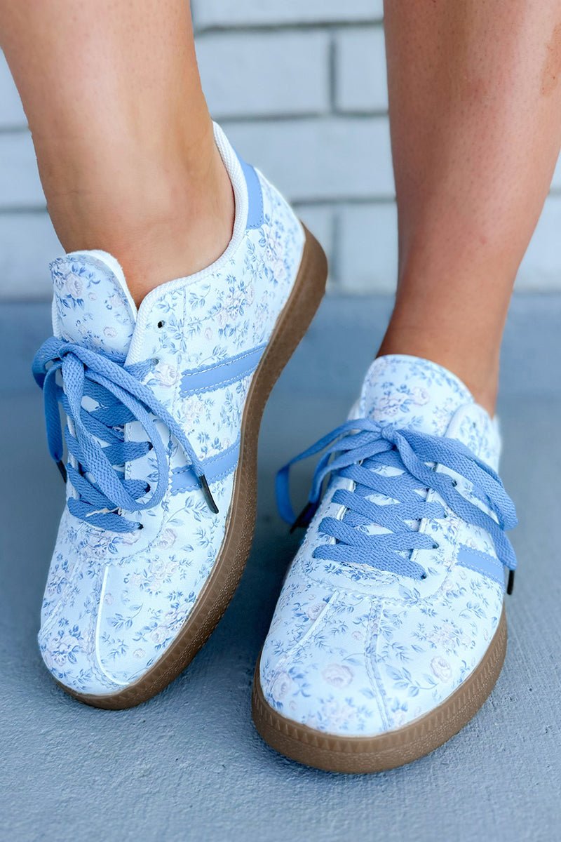 A Walk In The Park Lace Up Sneakers - Wholesale Accessory Market