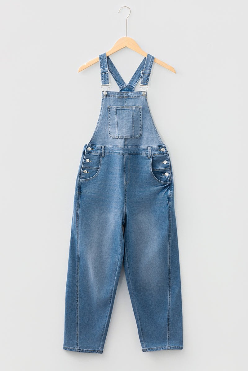 Parker Dusk Blue Denim Overalls - Wholesale Accessory Market
