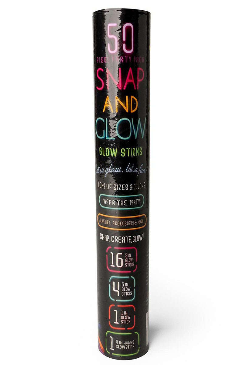 Snap And Glow Sticks - 50 Piece Party Pack - Wholesale Accessory Market
