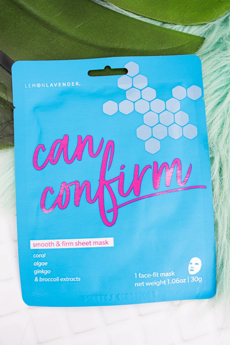 Can Confirm Smooth & Firm Facial Mask - Wholesale Accessory Market