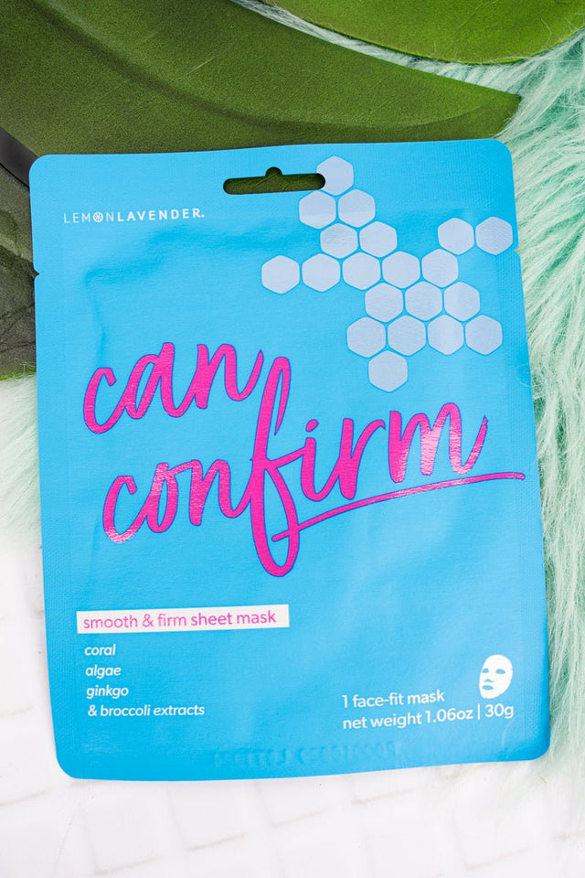 Can Confirm Smooth & Firm Facial Mask - Wholesale Accessory Market
