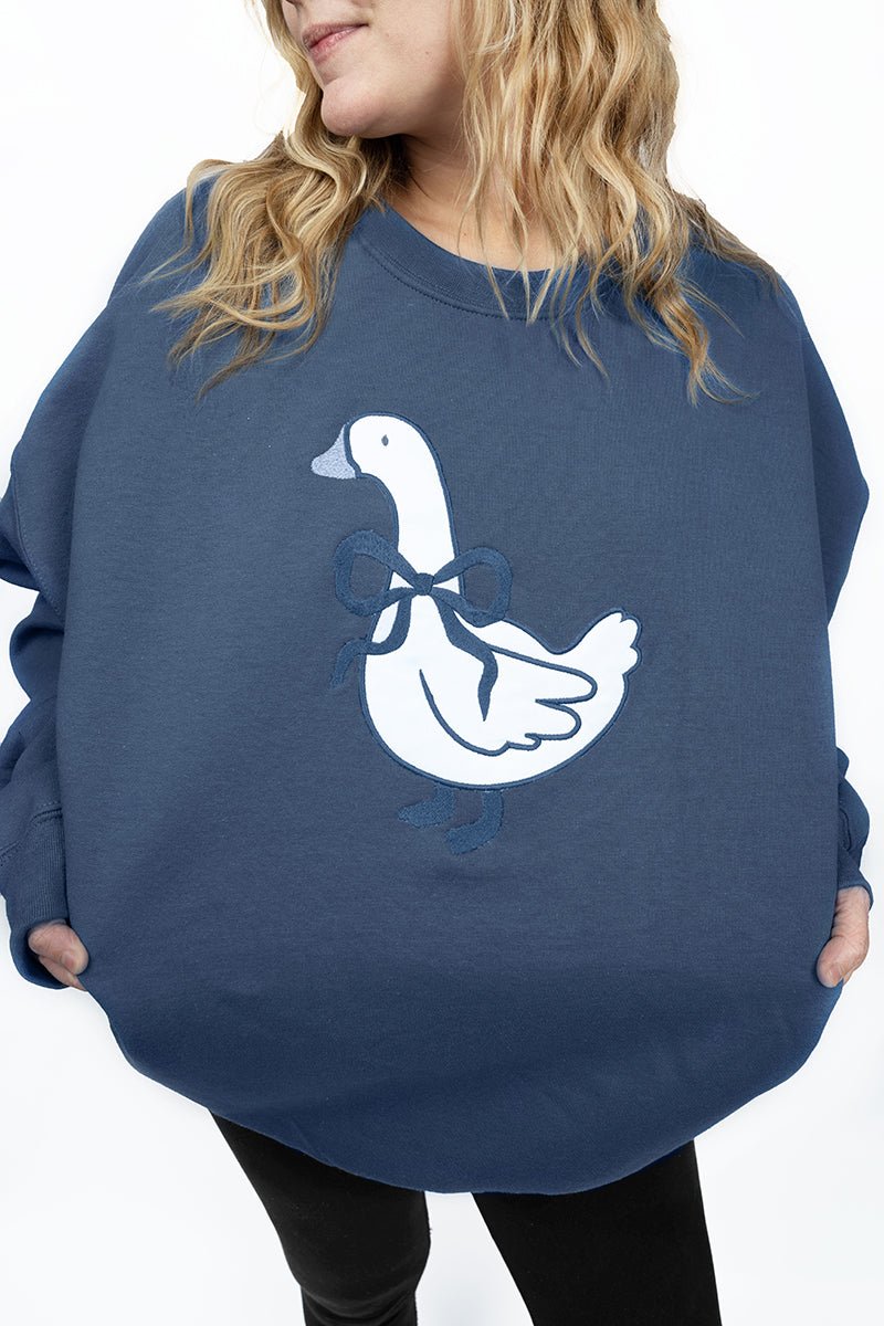 Heritage Goose Applique Heavy Blend Crew Sweatshirt - Wholesale Accessory Market