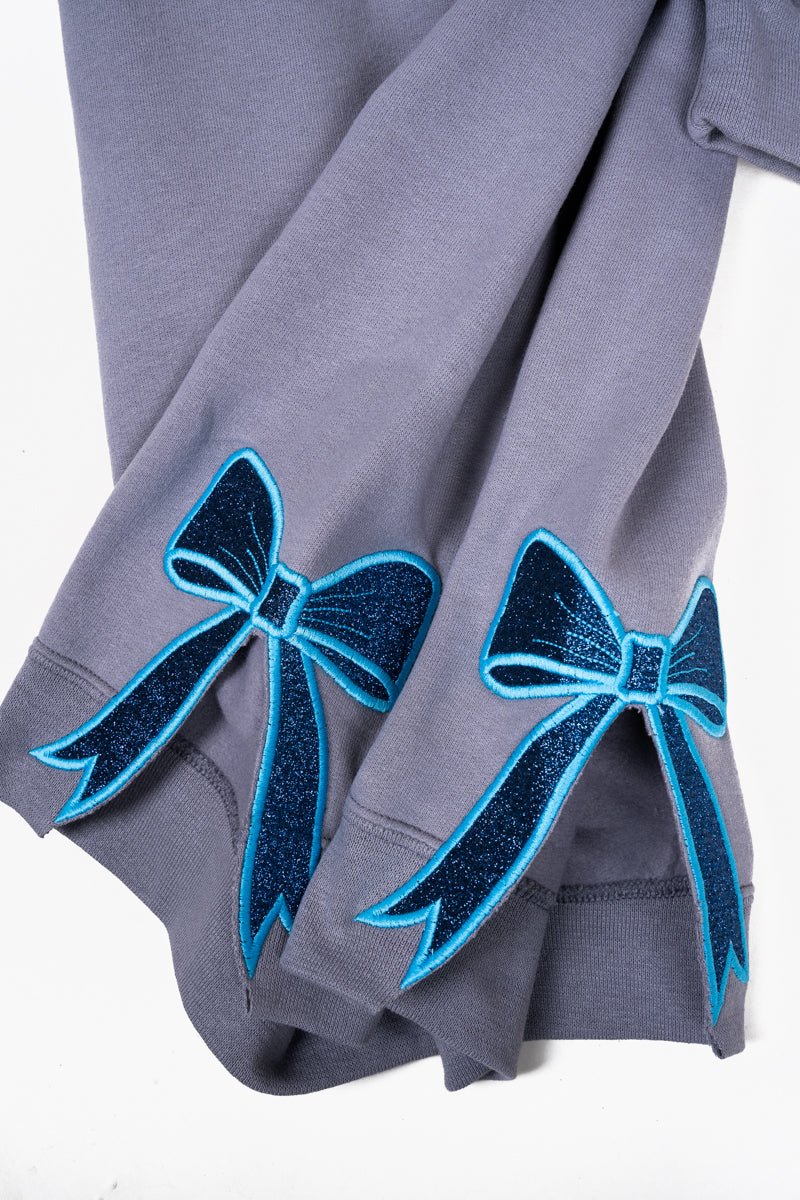 Rock You Design It Embroidered Side Bows Unisex NuBlend Crew Sweatshirt - Wholesale Accessory Market