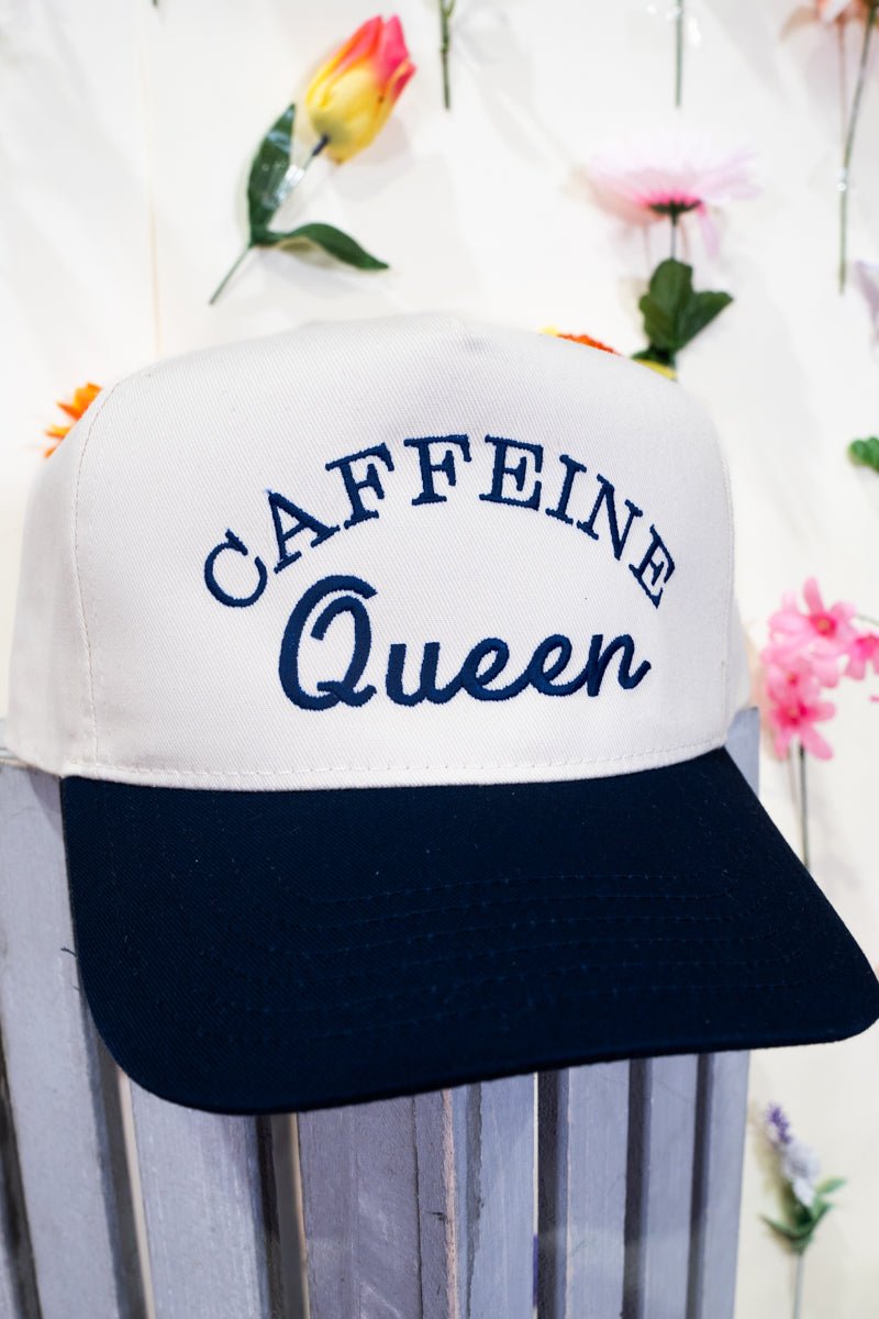 Caffeine Queen Embroidered Five Panel Twill Cap - Wholesale Accessory Market