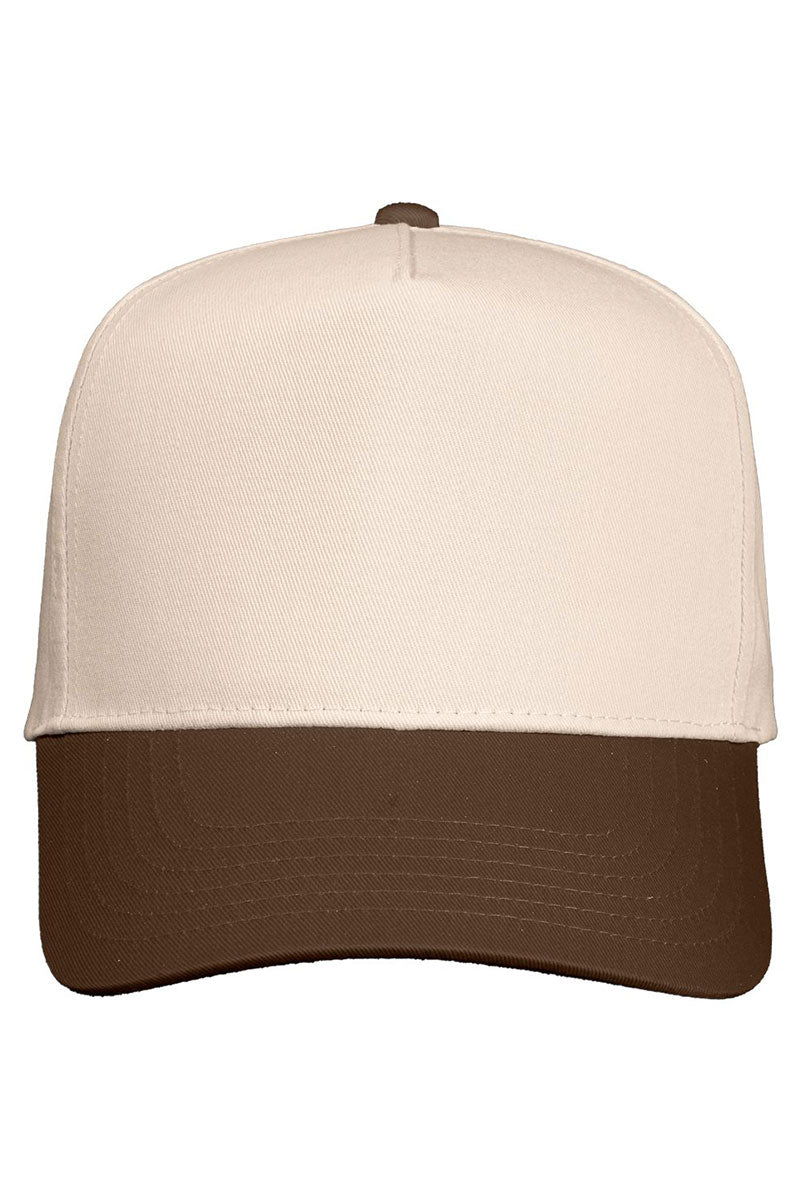 Upside Down Touchdown Embroidered Five Panel Twill Cap - Wholesale Accessory Market