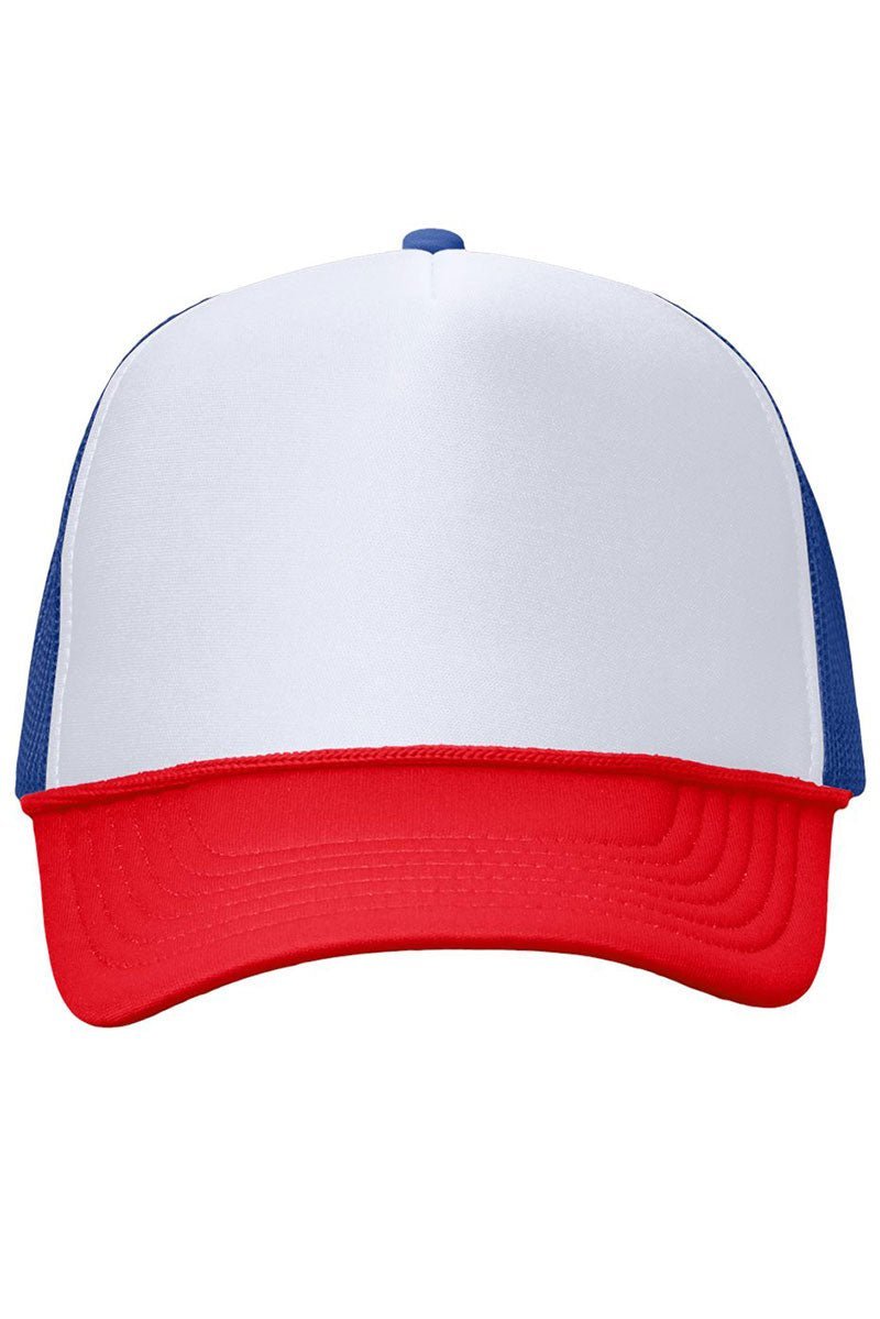 Embroidered Coquette Flag Foam Mesh Back Trucker Cap - Wholesale Accessory Market