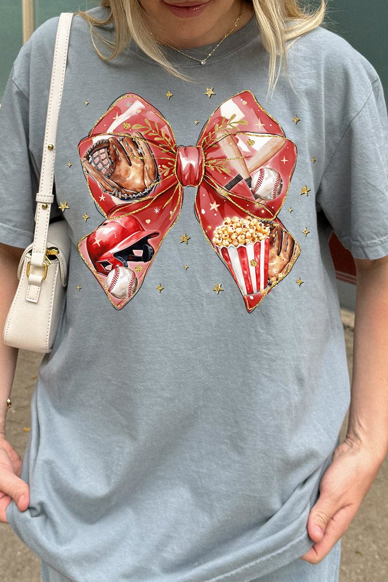 Balling Bow Comfort Colors Adult Ring - Spun Cotton Tee - Wholesale Accessory Market