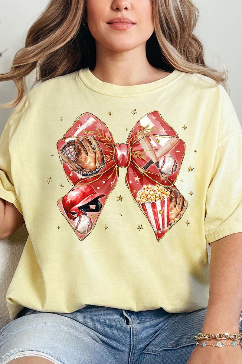 Balling Bow Comfort Colors Adult Ring - Spun Cotton Tee - Wholesale Accessory Market