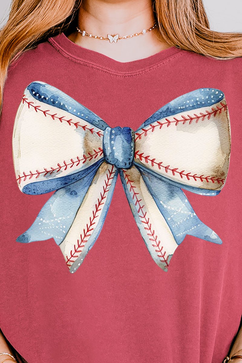 Baseball Girly Comfort Colors Adult Ring - Spun Cotton Tee - Wholesale Accessory Market