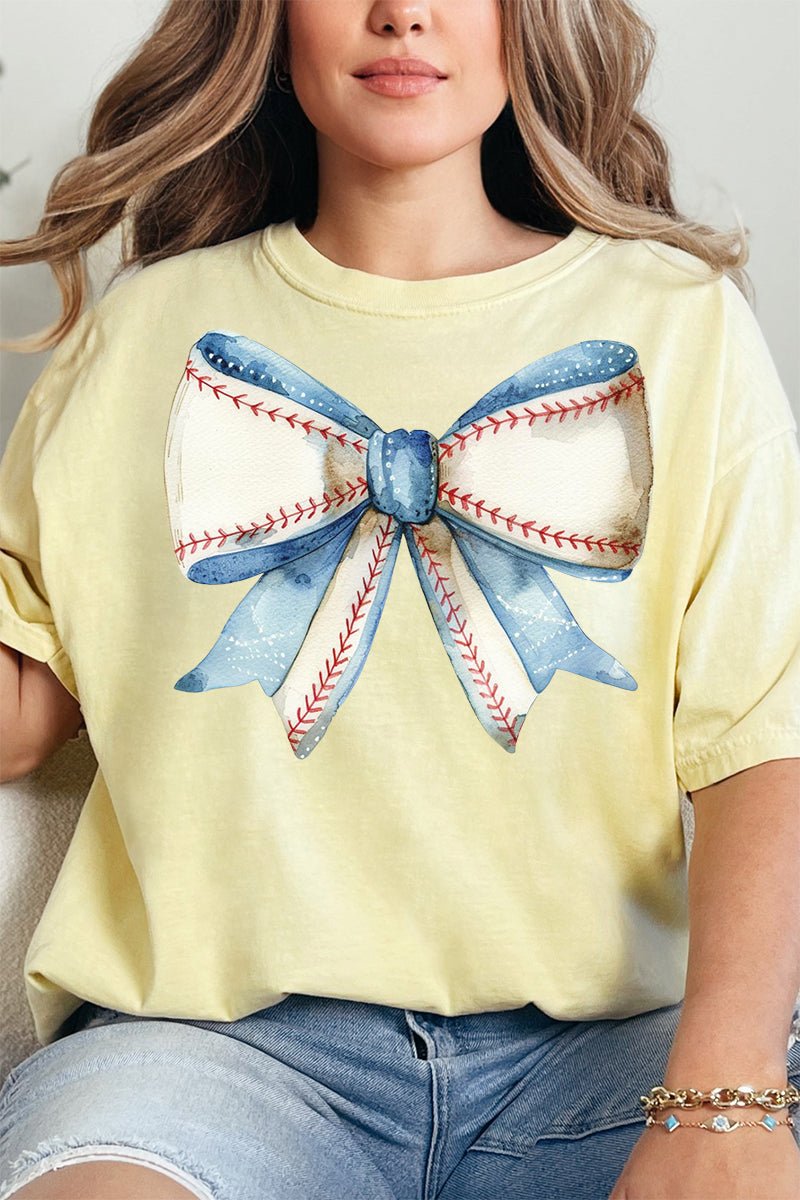 Baseball Girly Comfort Colors Adult Ring - Spun Cotton Tee - Wholesale Accessory Market