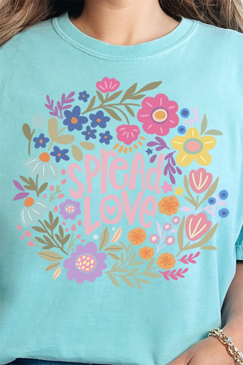 Blooming Love Comfort Colors Adult Ring - Spun Cotton Tee - Wholesale Accessory Market