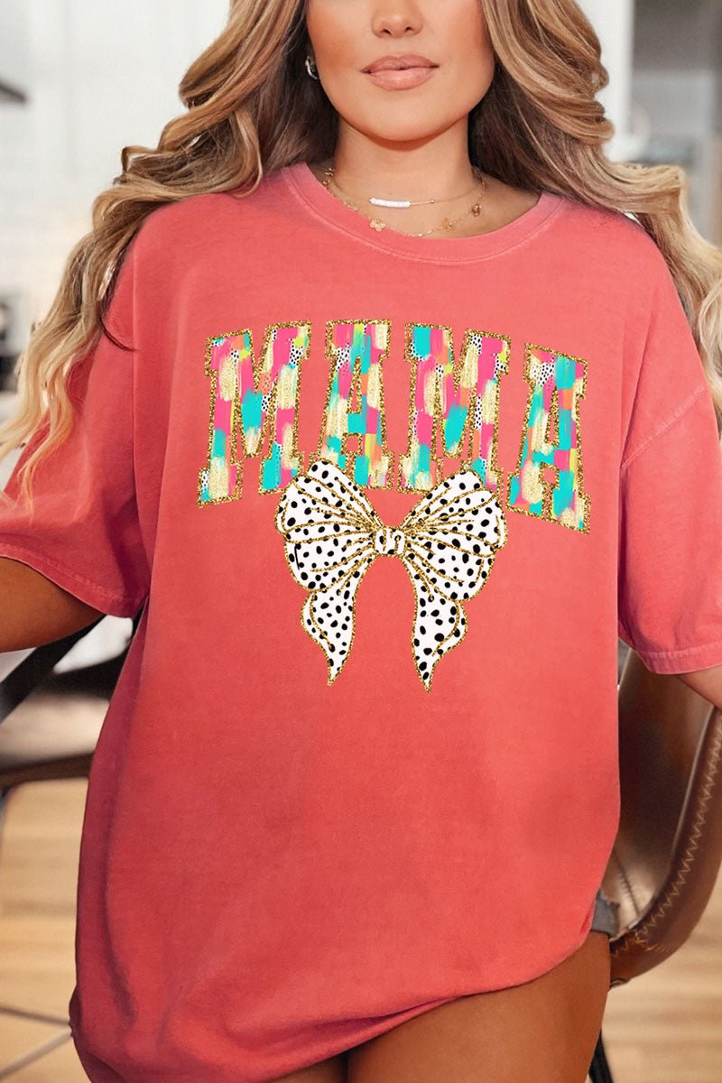 Brushed Colorful Mama Comfort Colors Adult Ring - Spun Cotton Tee - Wholesale Accessory Market