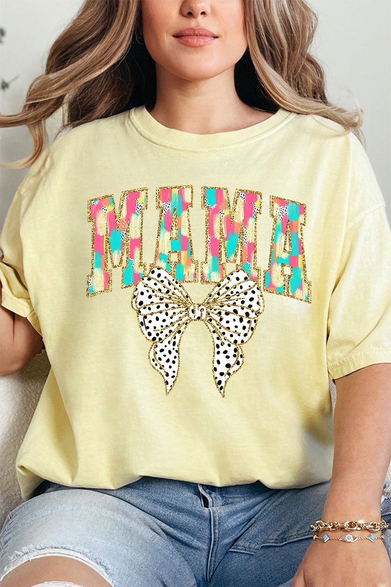 Brushed Colorful Mama Comfort Colors Adult Ring - Spun Cotton Tee - Wholesale Accessory Market