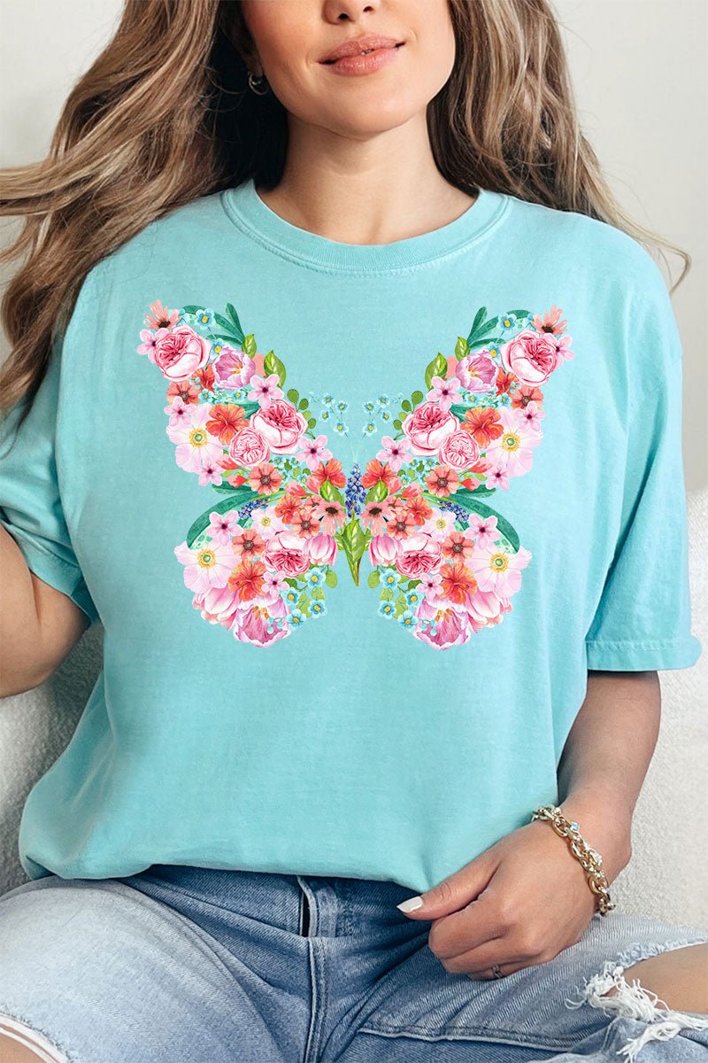 Butterfly Beauty Comfort Colors Adult Ring - Spun Cotton Tee - Wholesale Accessory Market