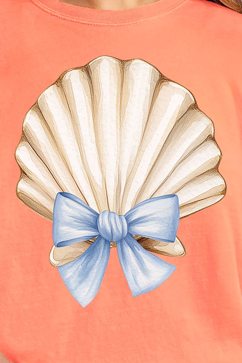 Coquette Seashell Comfort Colors Adult Ring - Spun Cotton Tee - Wholesale Accessory Market