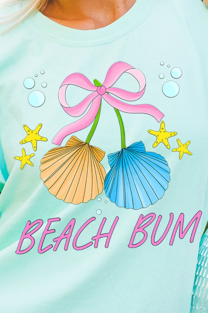 Coquette Shell Beach Bum Comfort Colors Adult Ring - Spun Cotton Tee - Wholesale Accessory Market