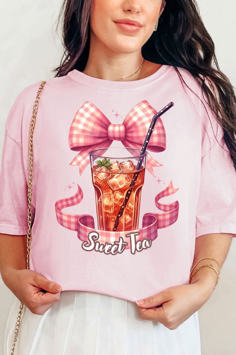 Coquette Sweet Tea Comfort Colors Adult Ring - Spun Cotton Tee - Wholesale Accessory Market