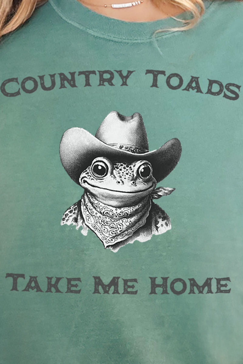 Country Toads Take Me Home Comfort Colors Adult Ring - Spun Cotton Tee - Wholesale Accessory Market