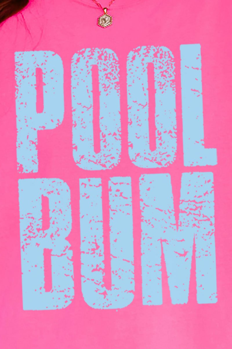 Distressed Pool Bum Comfort Colors Adult Ring - Spun Cotton Tee - Wholesale Accessory Market