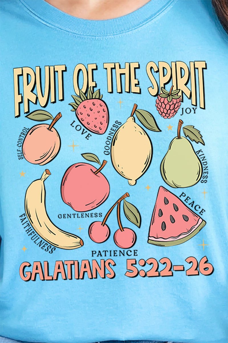 Fruit Of The Spirit Comfort Colors Adult Ring - Spun Cotton Tee - Wholesale Accessory Market